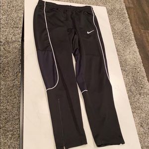 Black nike joggers